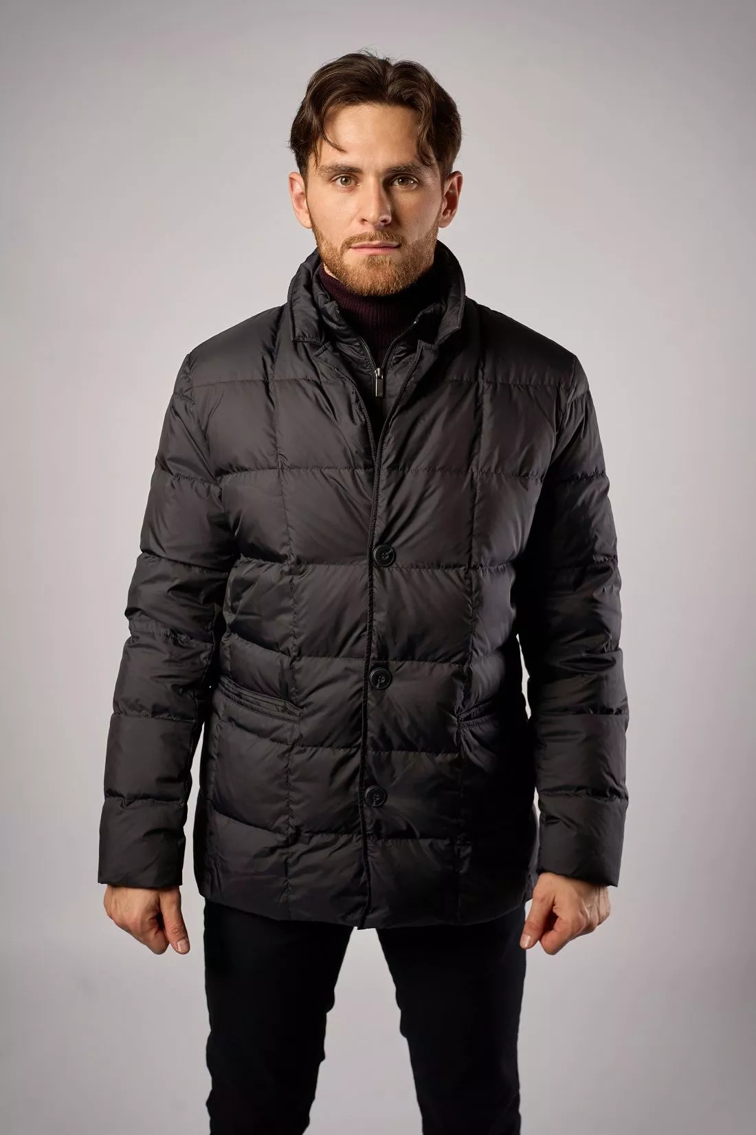 Куртка мужская на натуральном пуху