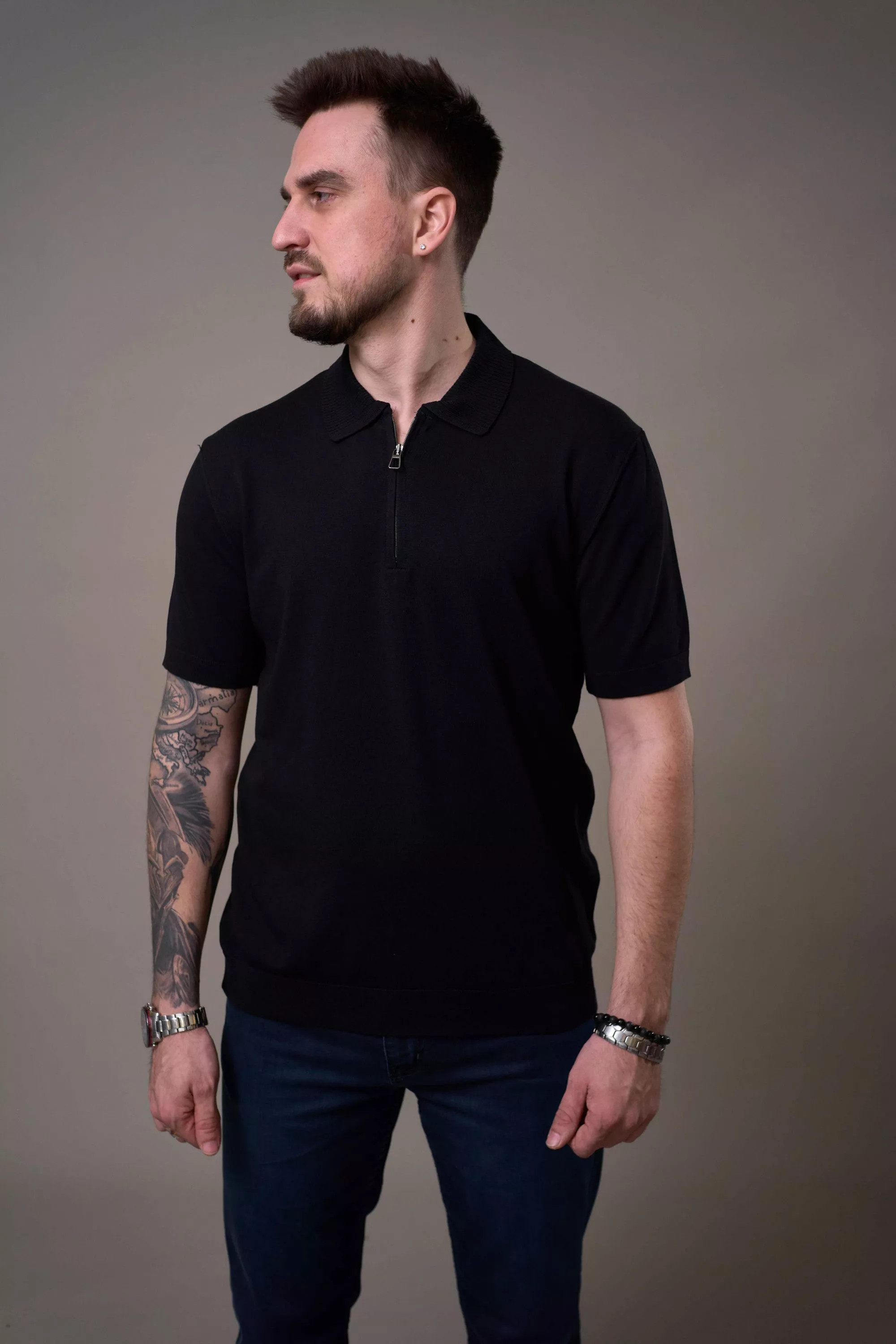 Джемпер мужской с коротким рукавом