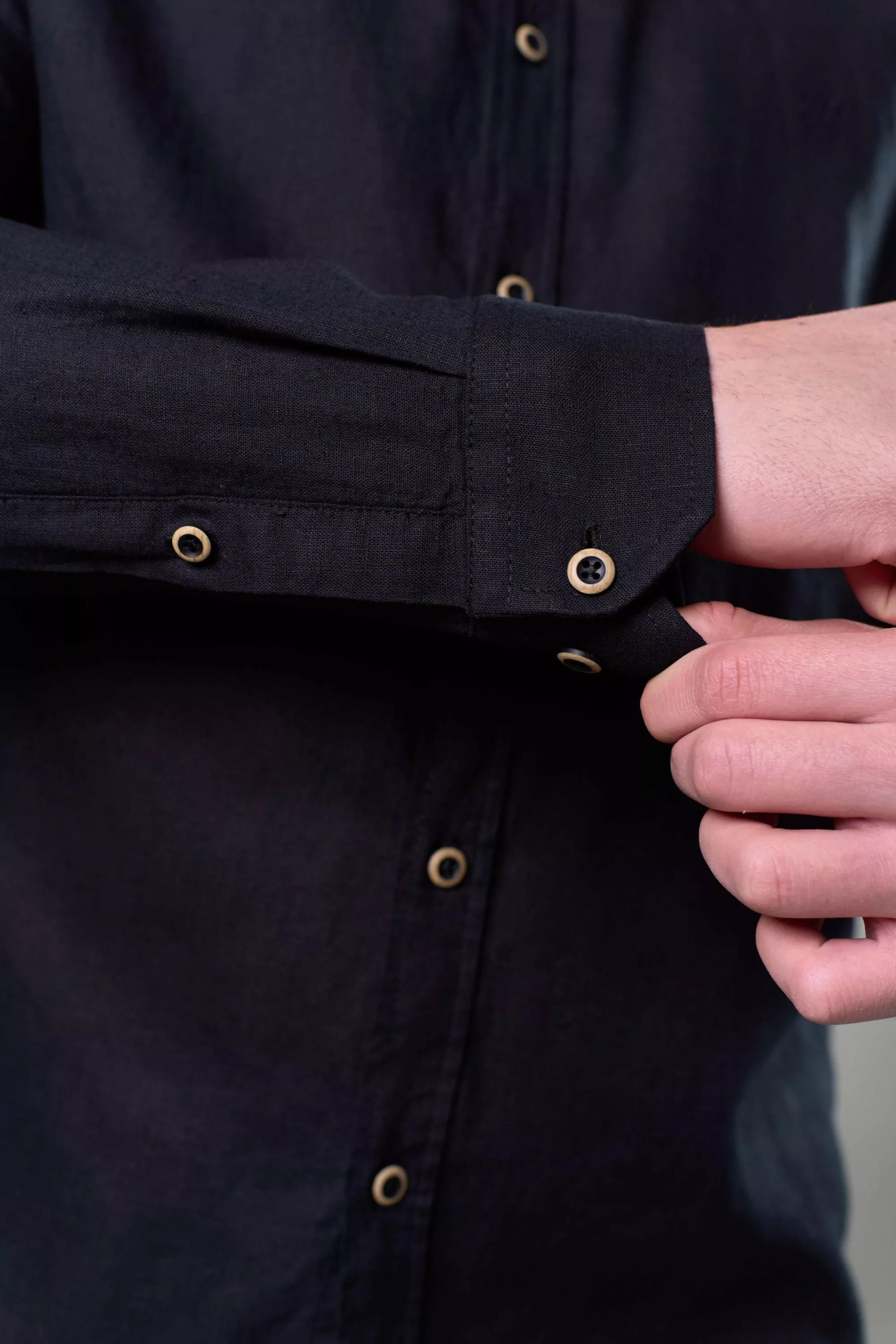 Рубашка мужская с длинным рукавом