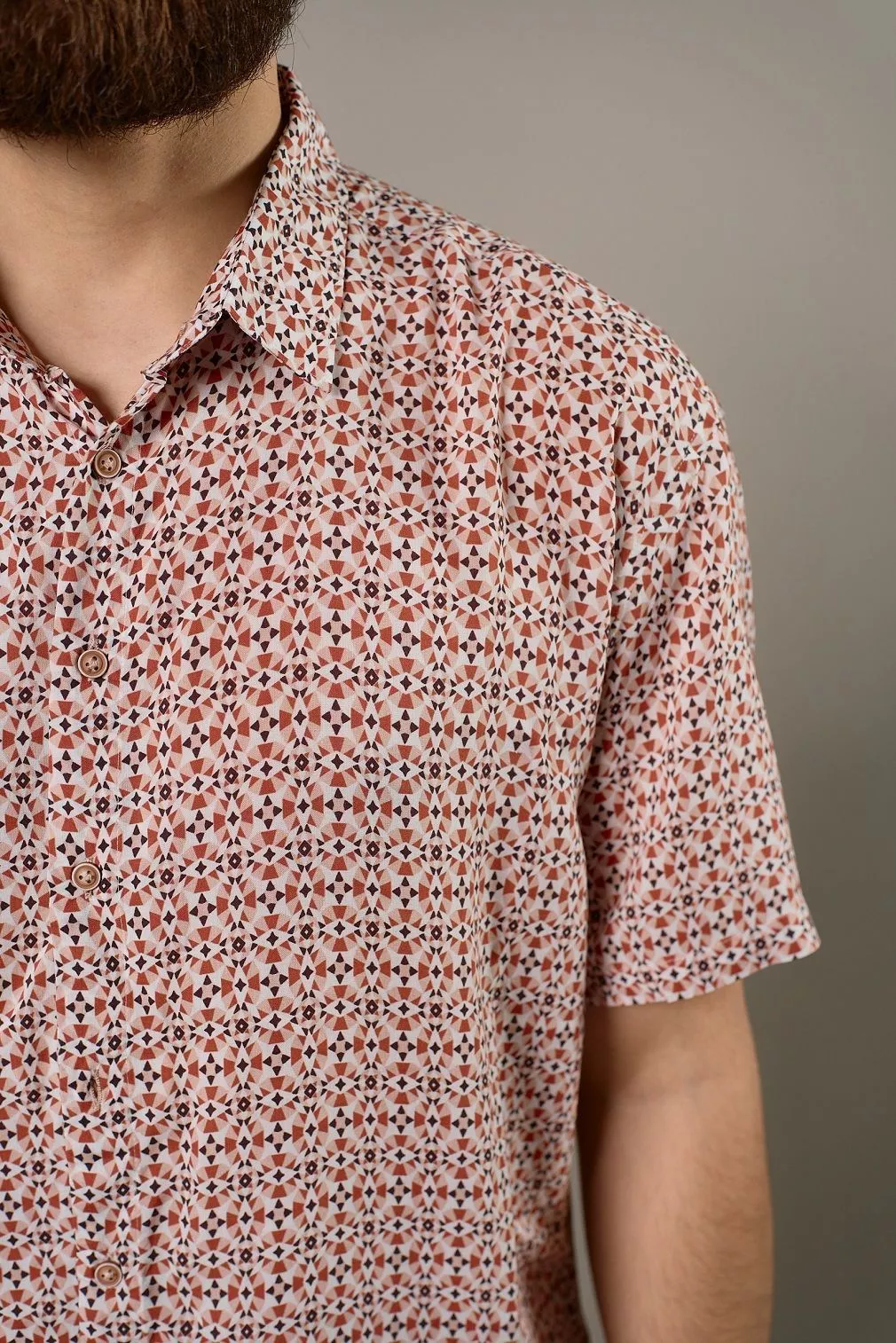 Рубашка мужская короткий рукав