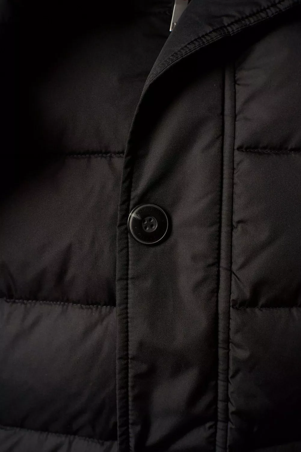 Куртка мужская на синтетическом пуху с отд. из меха кролика Рекс