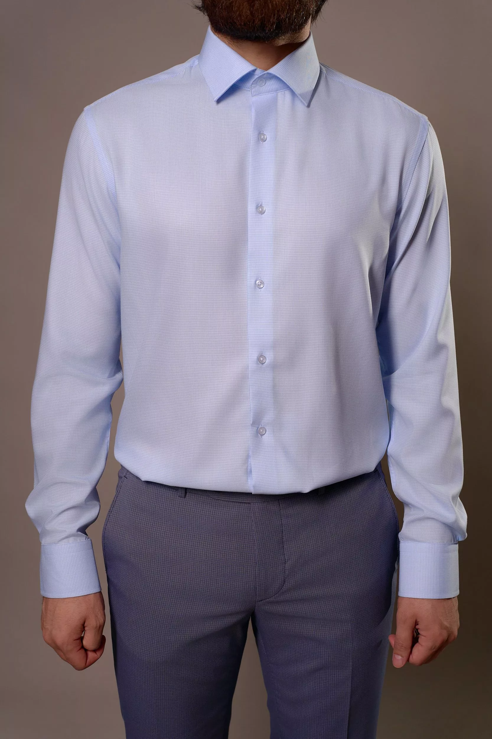 Сорочка мужская дл.рук. GROSTYLE TRENDY