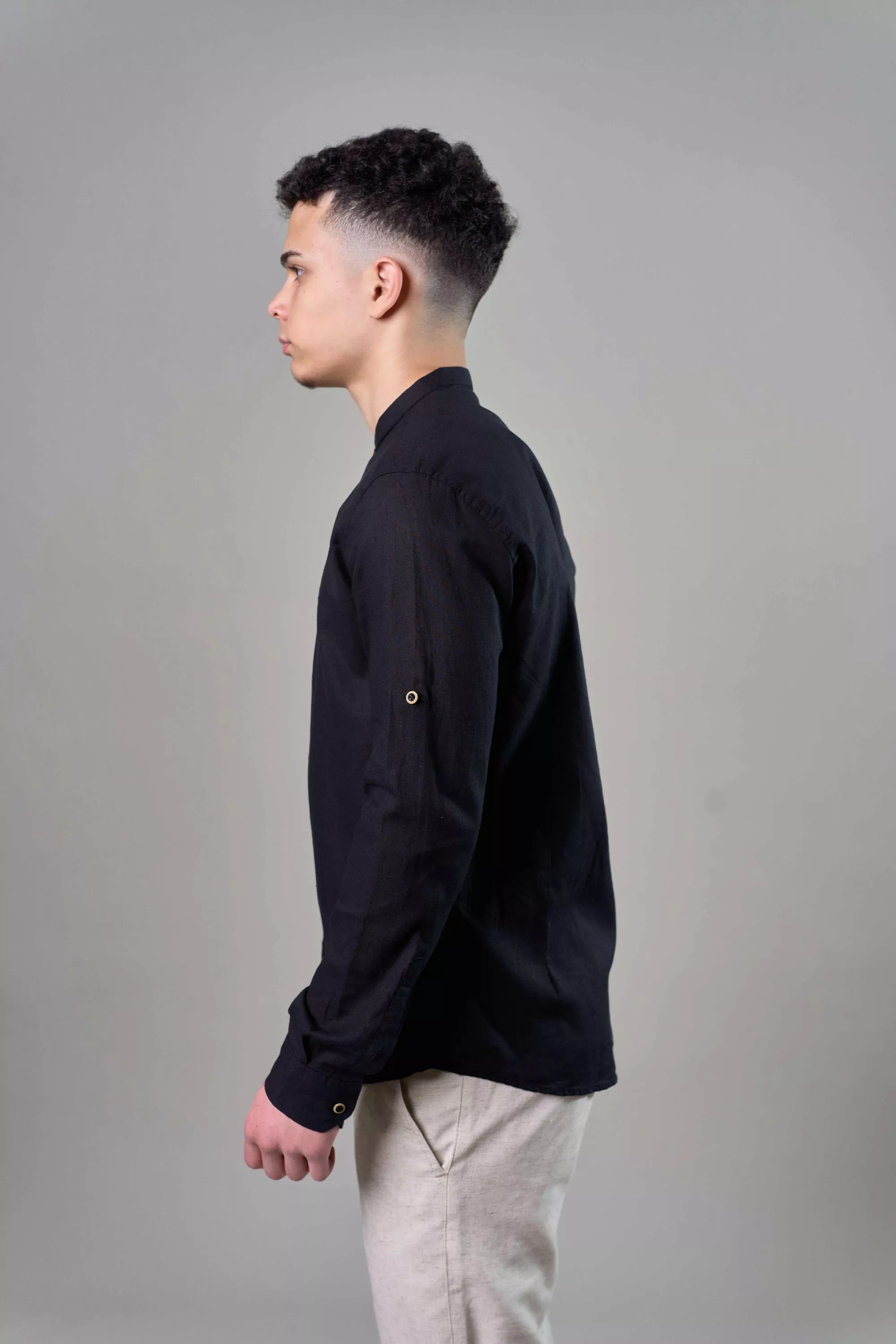 Рубашка мужская с длинным рукавом