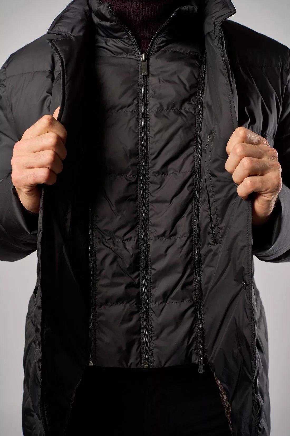 Куртка мужская на натуральном пуху