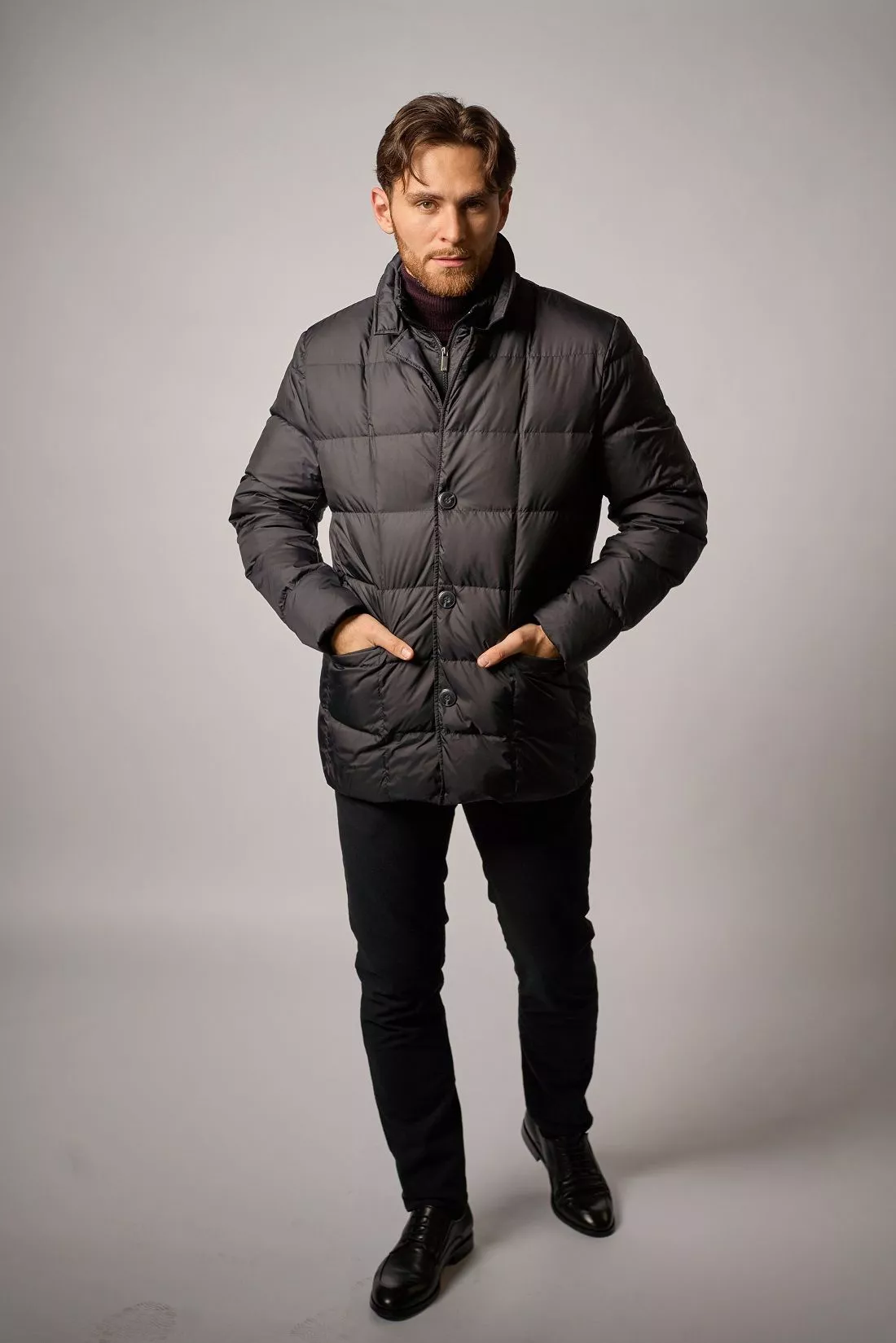 Куртка мужская на натуральном пуху