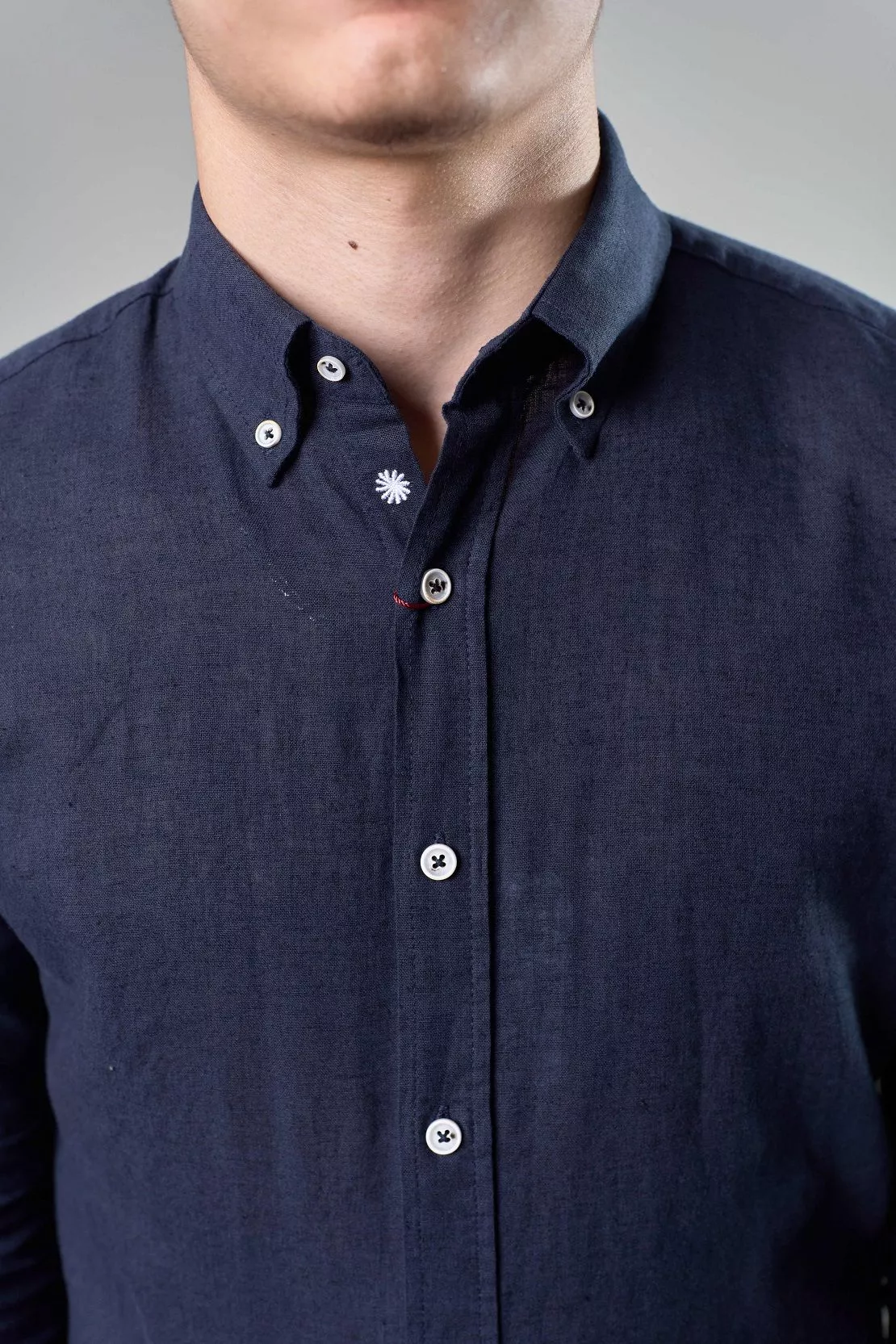 Рубашка мужская с длинным рукавом