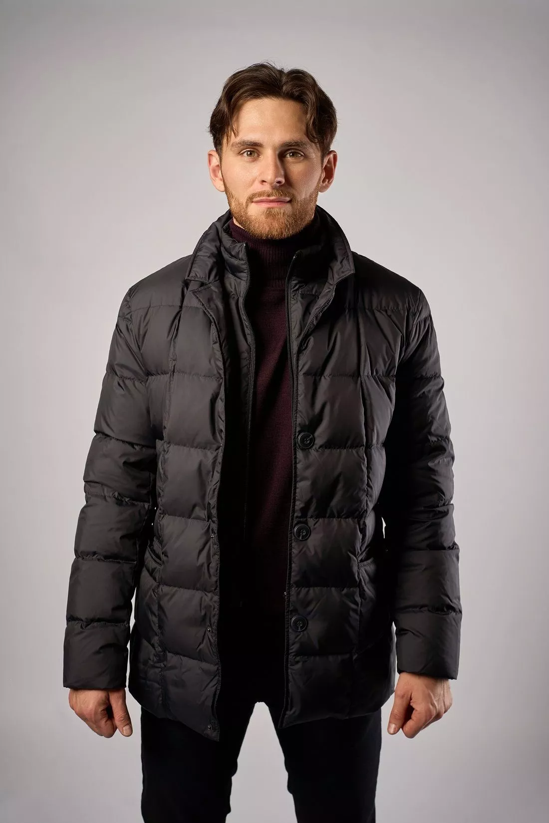 Куртка мужская на натуральном пуху