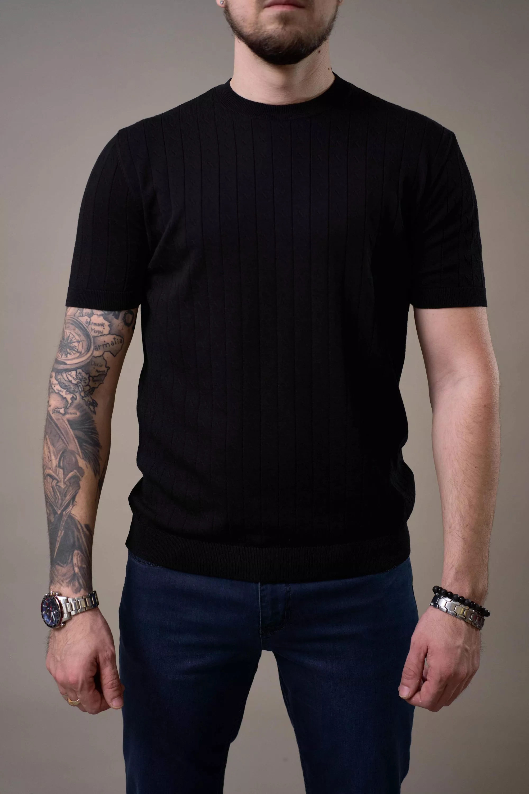 Джемпер мужской с коротким рукавом