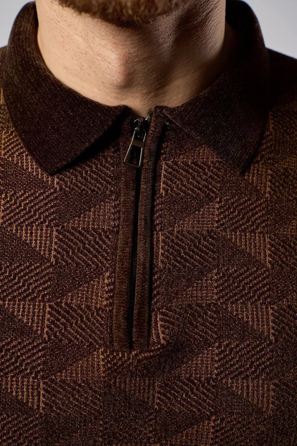 Джемпер-поло мужской