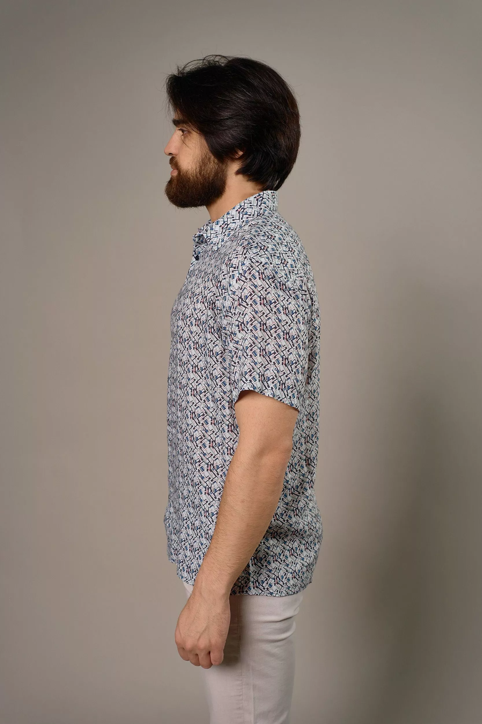 Рубашка мужская короткий рукав