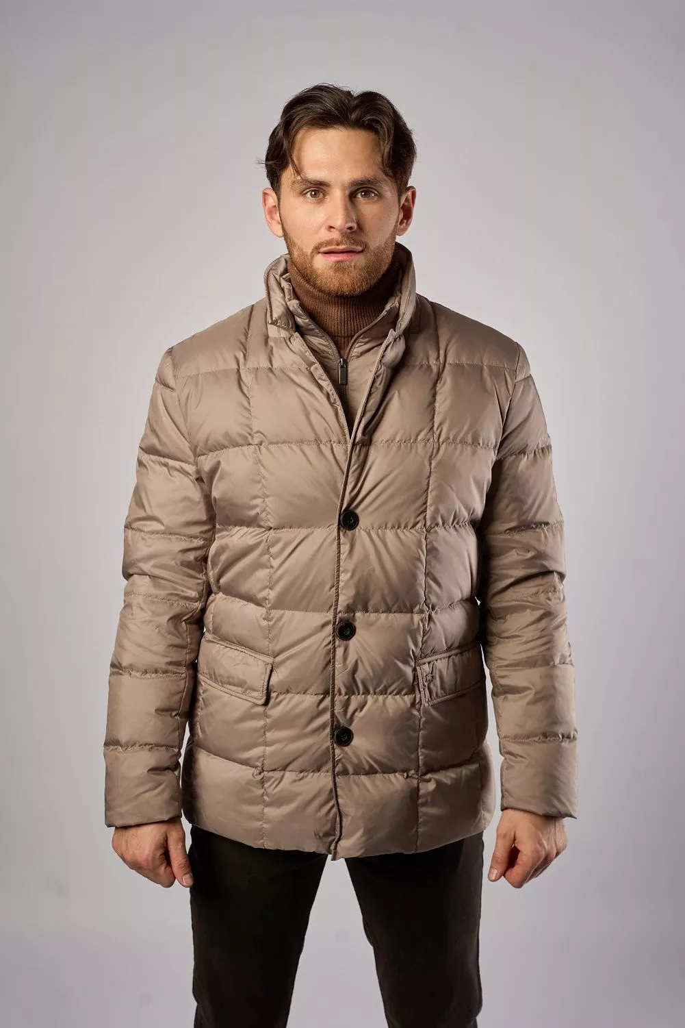 Куртка мужская на натуральном пуху