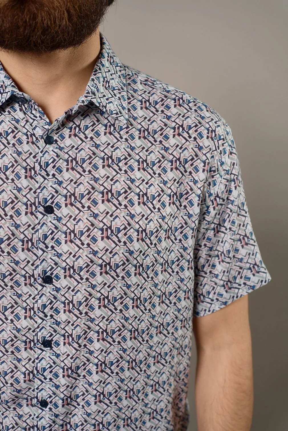 Рубашка мужская короткий рукав