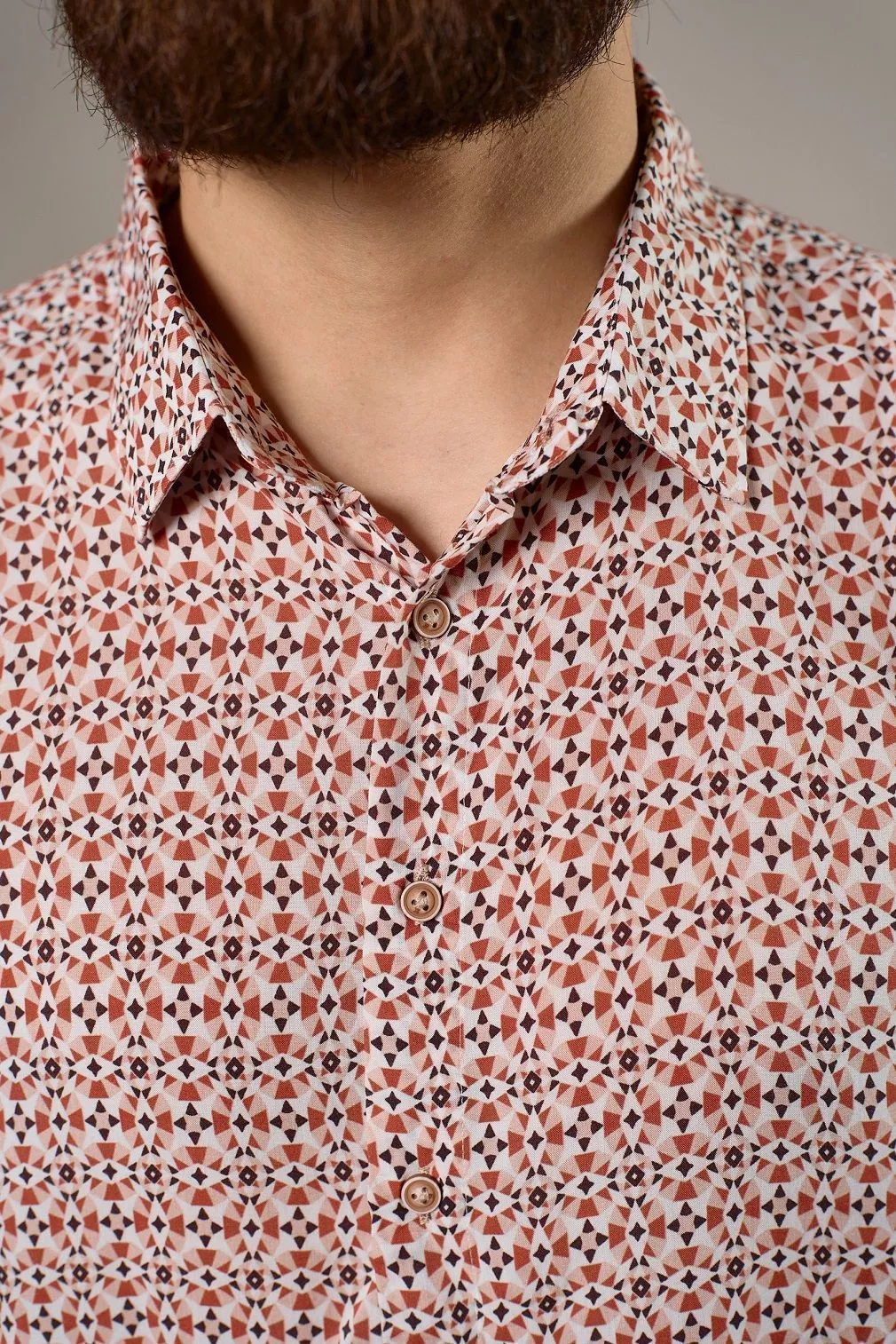 Рубашка мужская короткий рукав