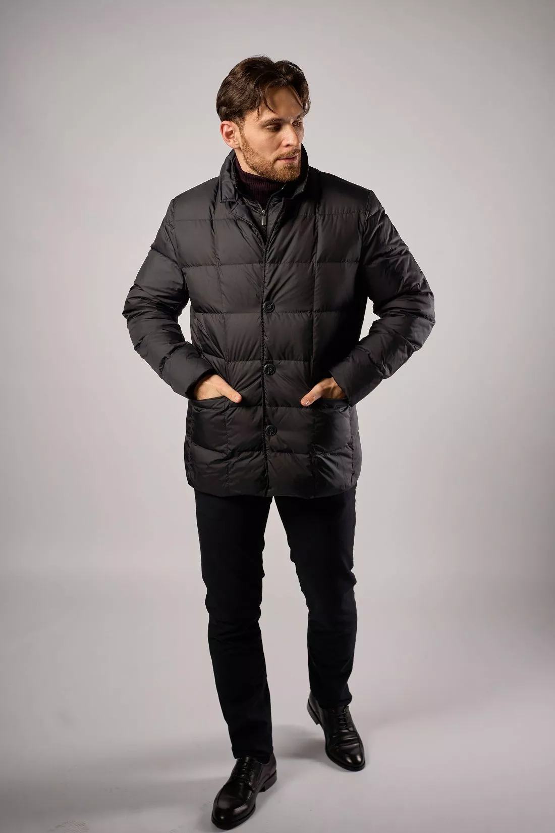 Куртка мужская на натуральном пуху