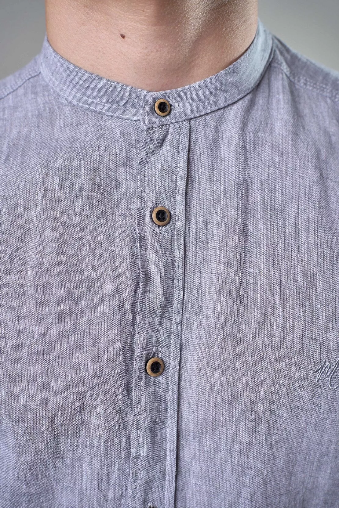 Рубашка мужская с длинным рукавом