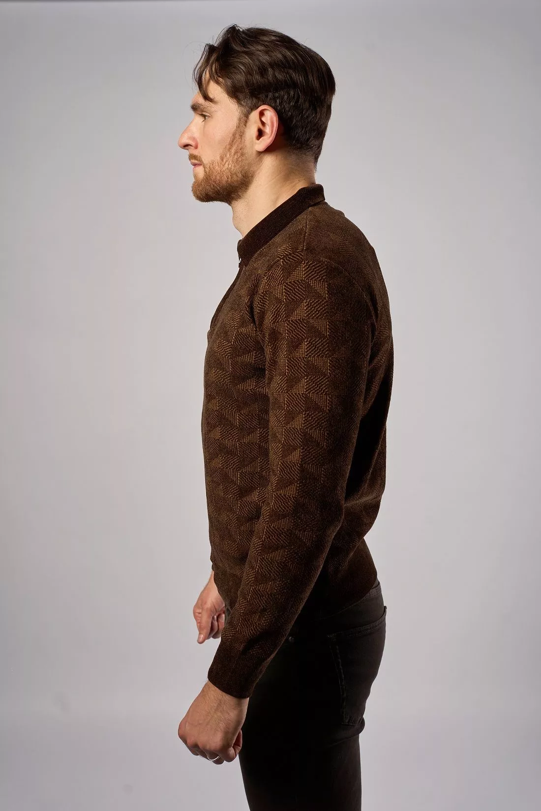 Джемпер-поло мужской