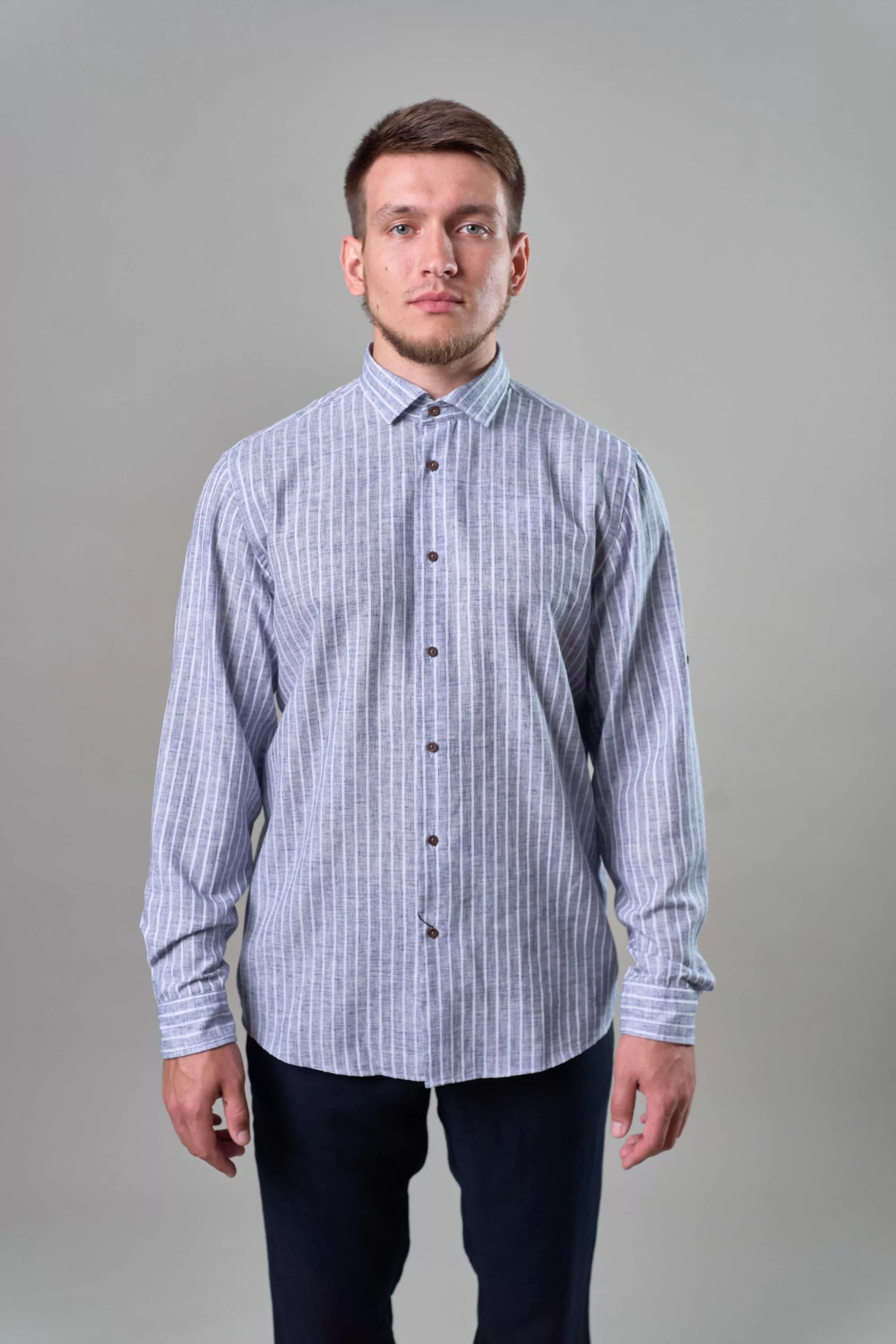 Сорочка мужская ZEER длинный рукав