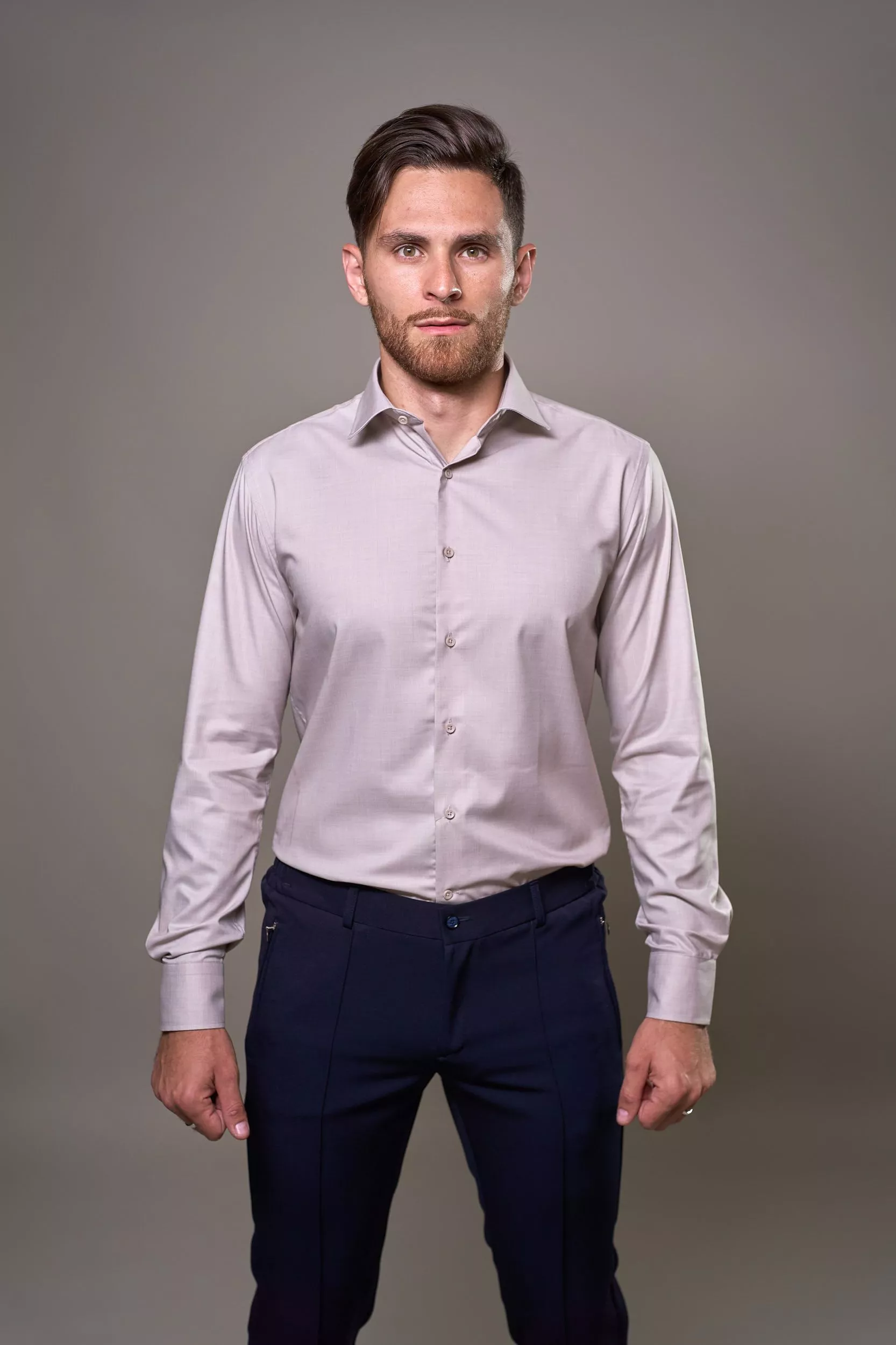 Сорочка мужская дл. рук. GROSTYLE TRENDY