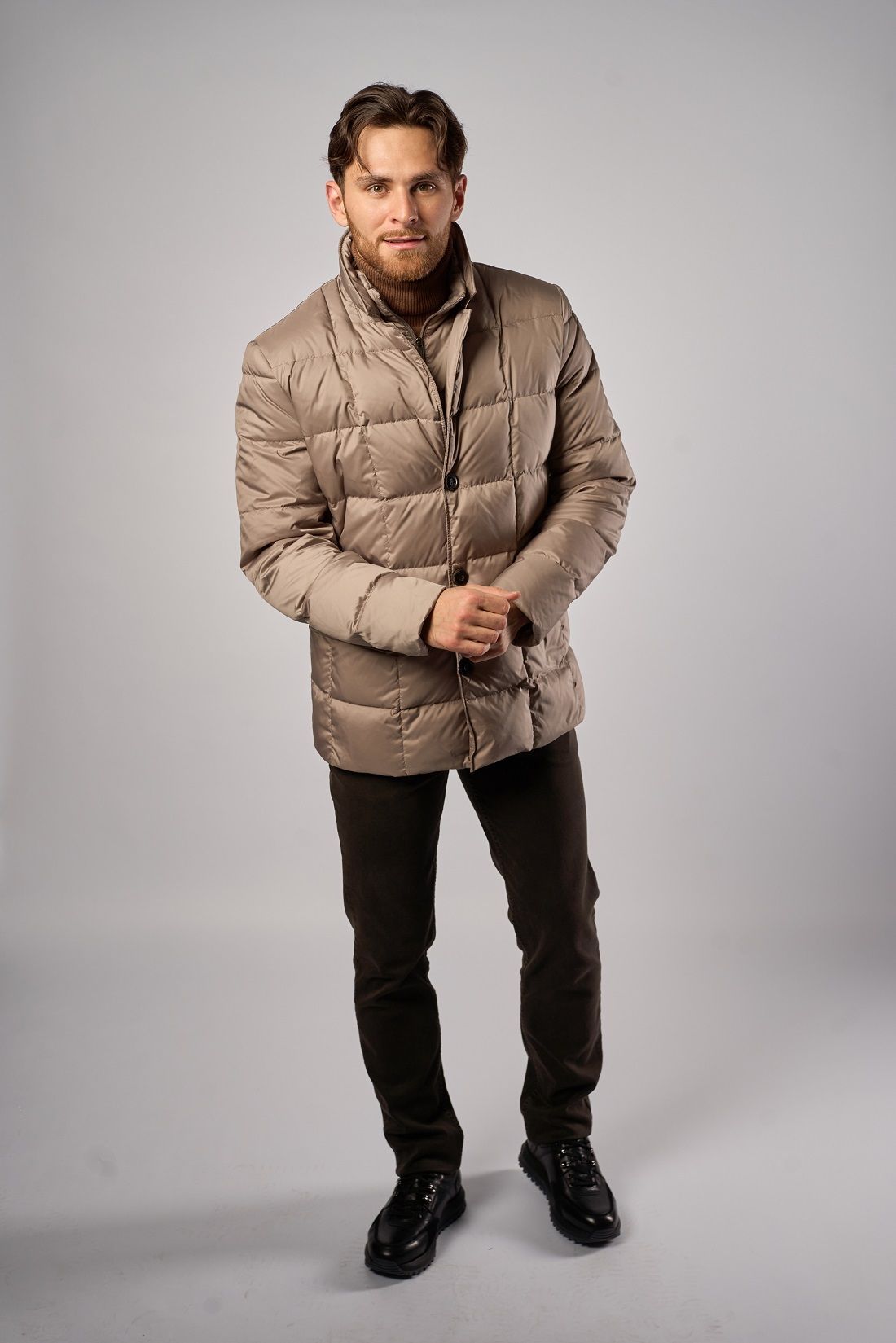 Куртка мужская на натуральном пуху