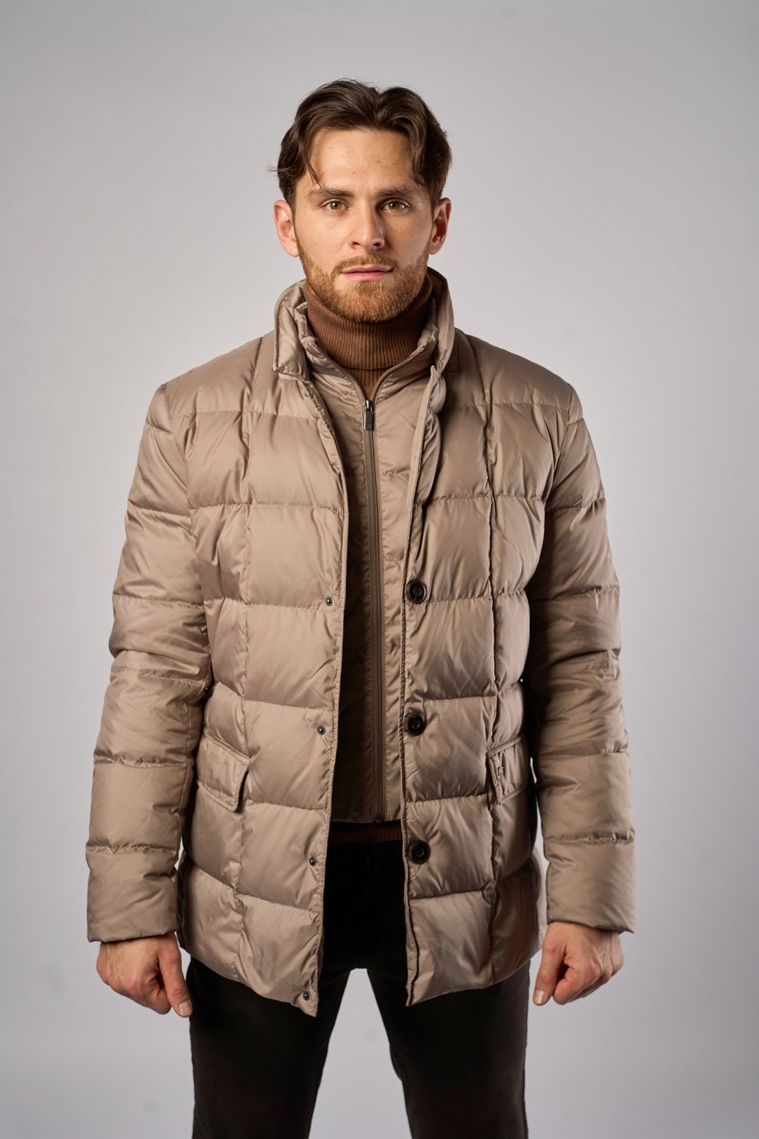 Куртка мужская на натуральном пуху