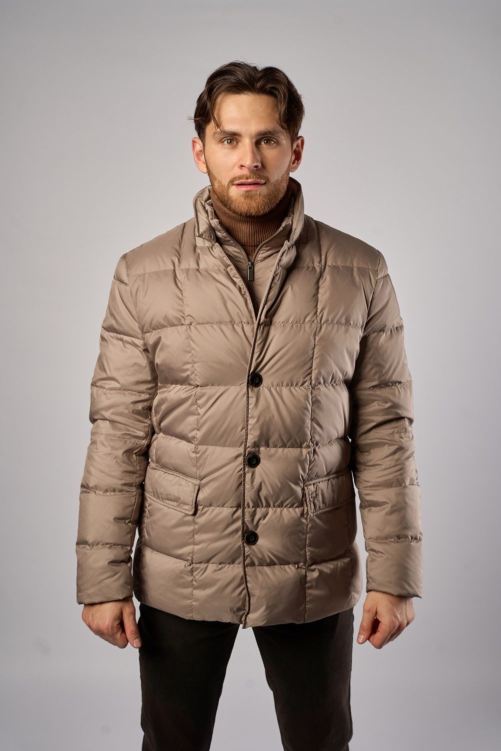 Куртка мужская на натуральном пуху