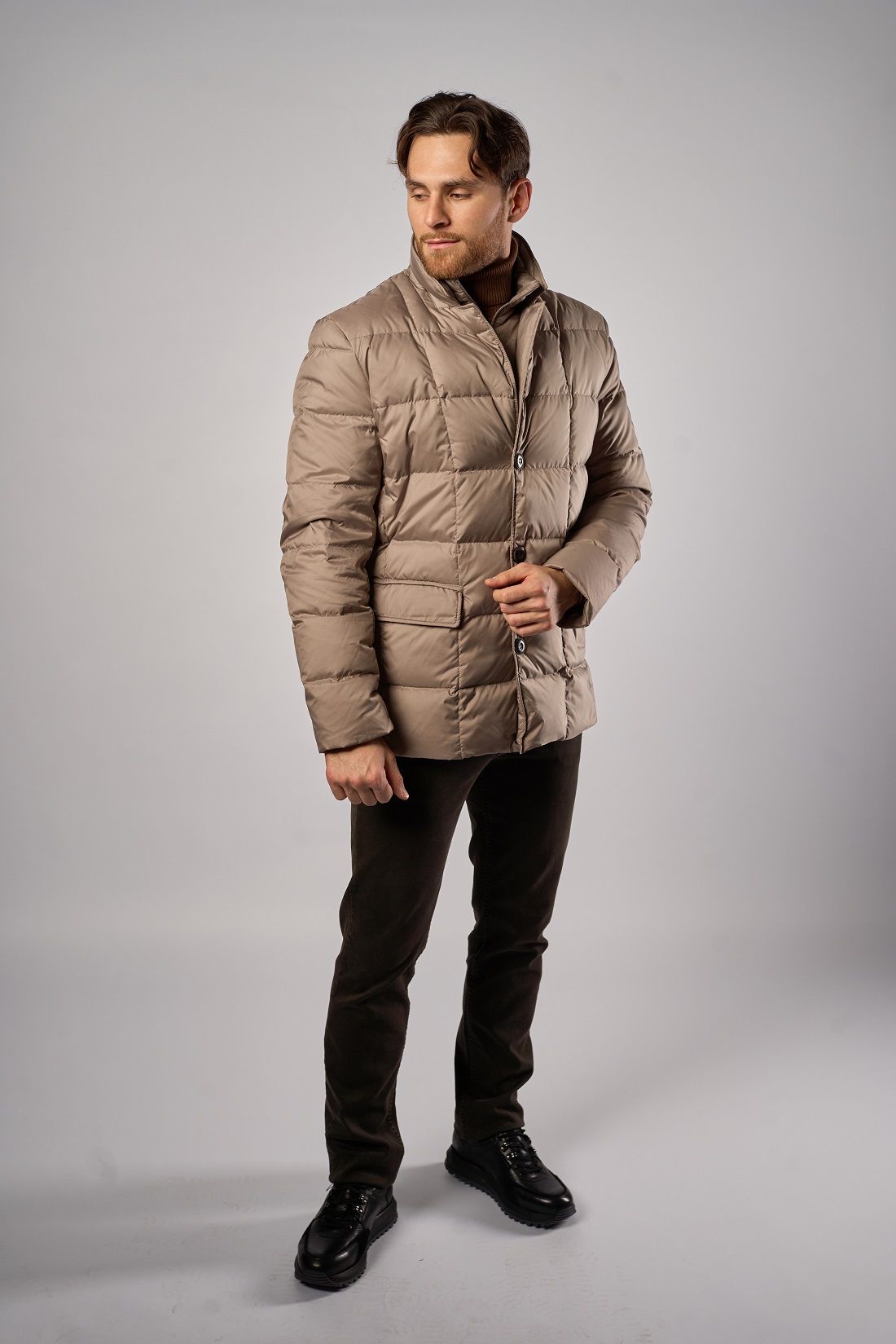 Куртка мужская на натуральном пуху