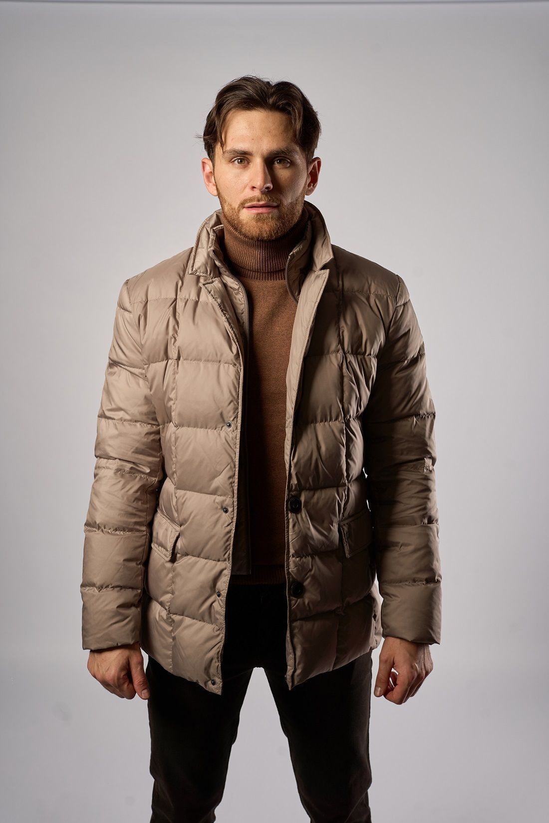 Куртка мужская на натуральном пуху