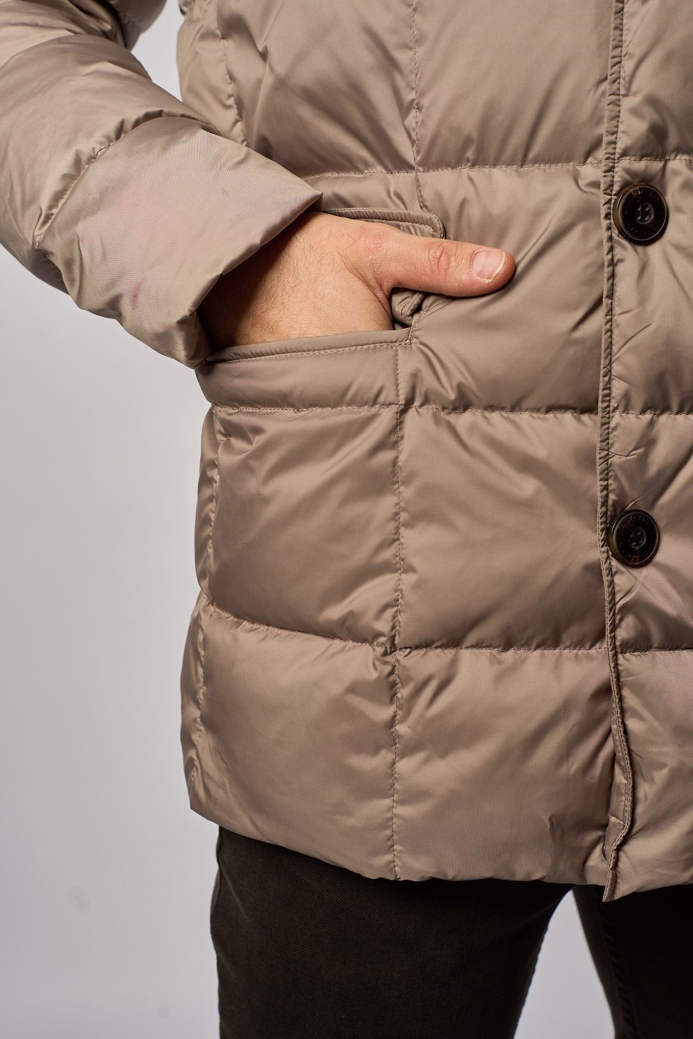 Куртка мужская на натуральном пуху