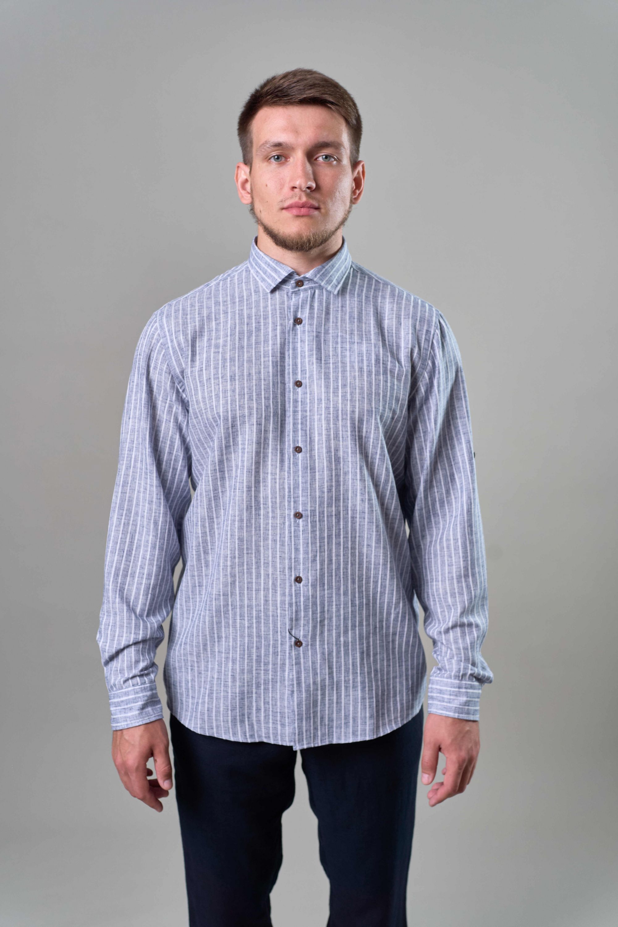 Сорочка мужская ZEER длинный рукав