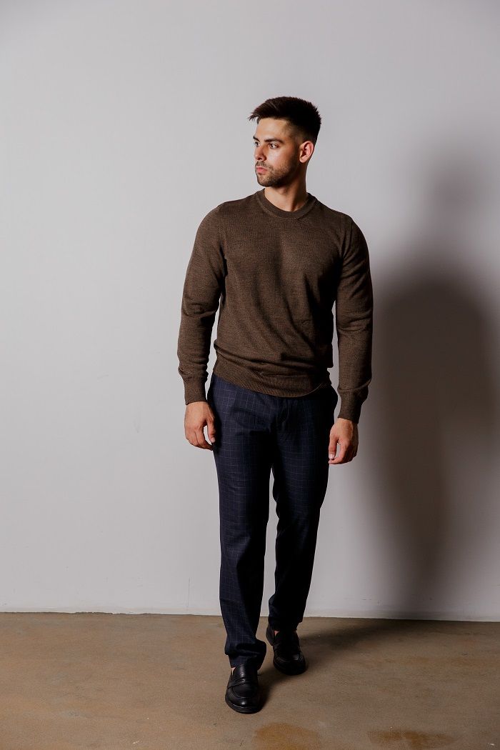 Мужской джемпер VC цвет коричневый VAN CLIFF 46022/080