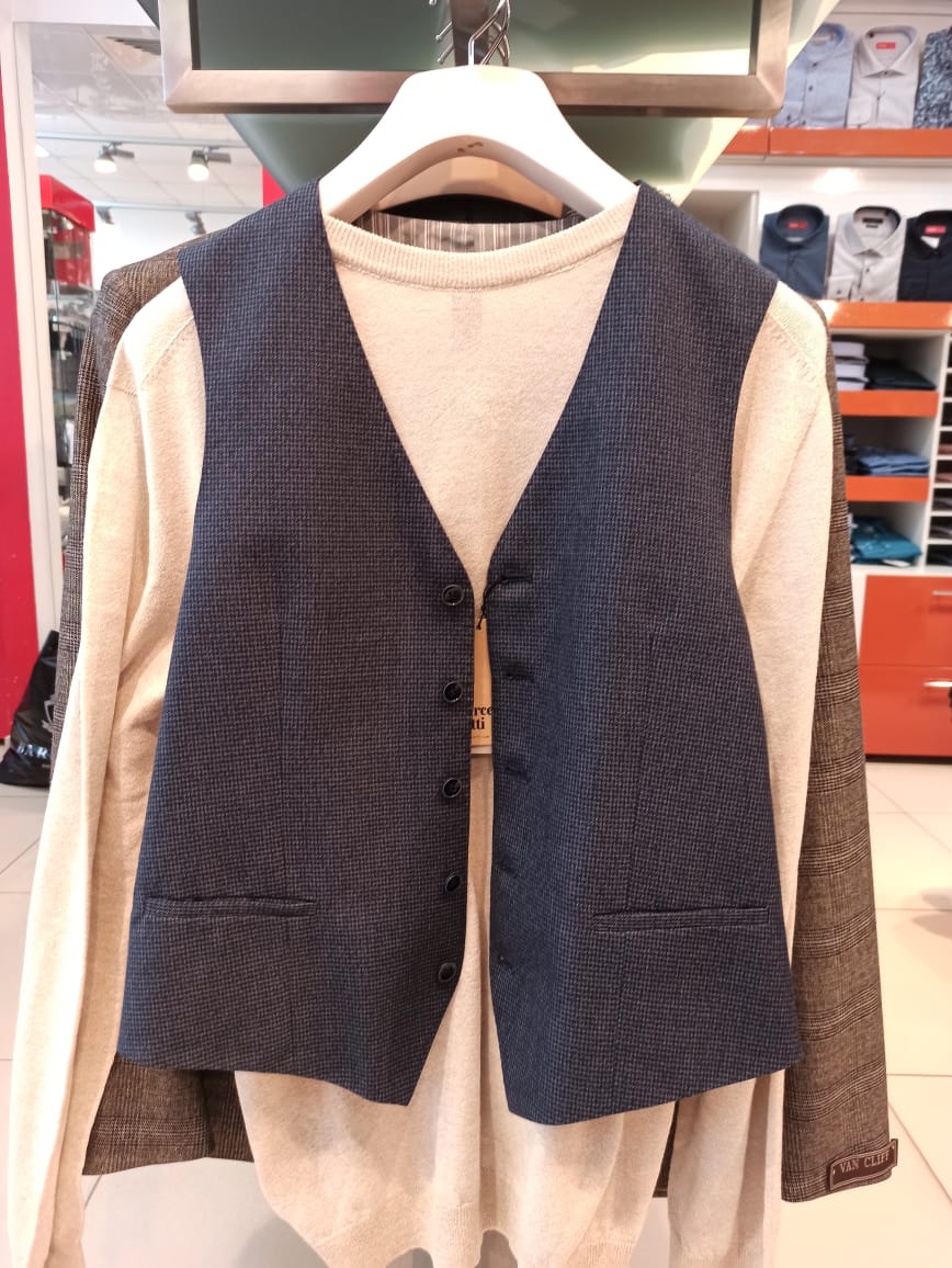 Жилет мужской синий MARCELLO GOTTI 65803-8563               