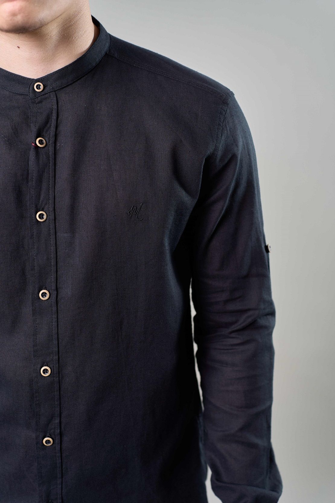 Рубашка мужская с длинным рукавом