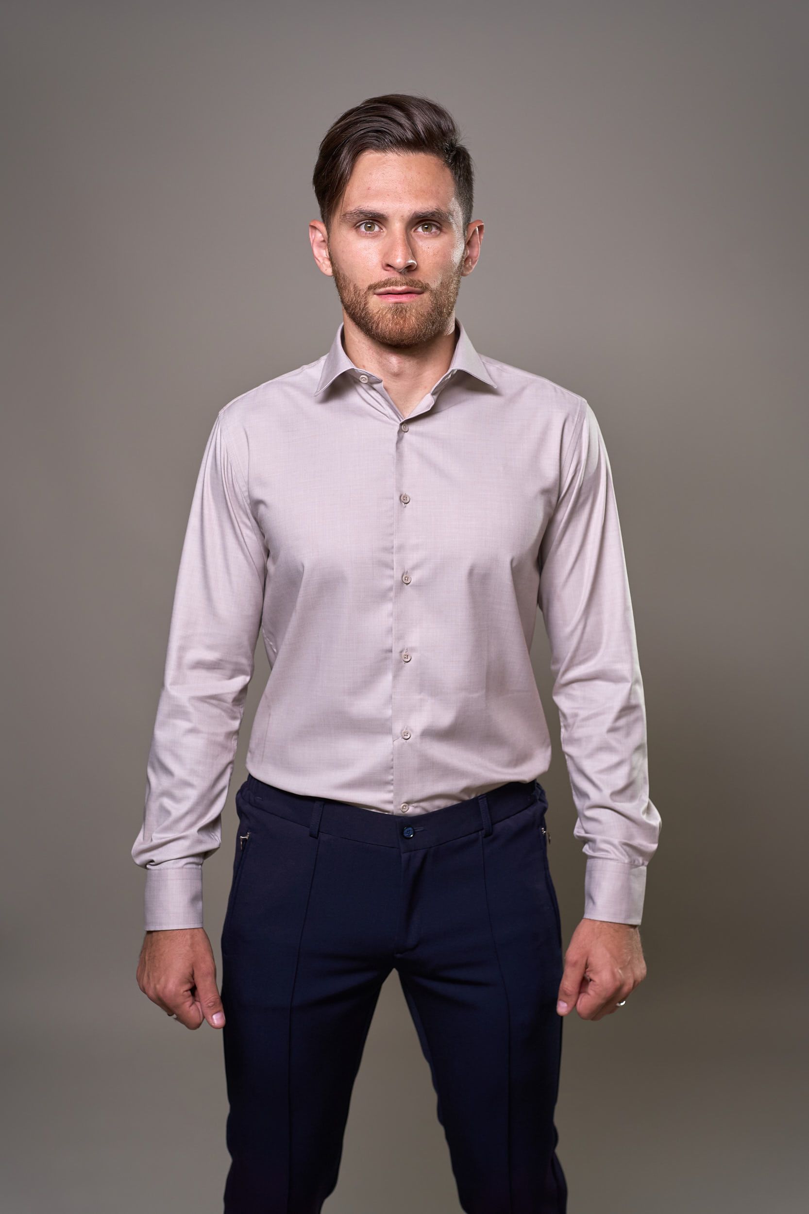 Сорочка мужская дл. рук. GROSTYLE TRENDY