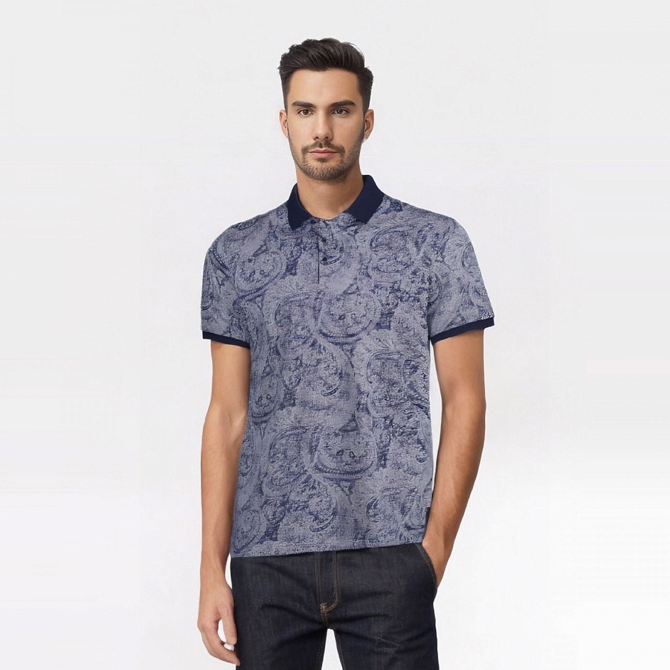 Трикотаж Поло цвет синий LEXMER NT-PP-6178