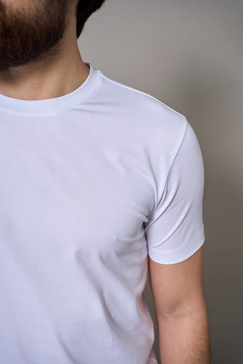 Футболка мужская  цвет белый LEXMER NT-FK-3001