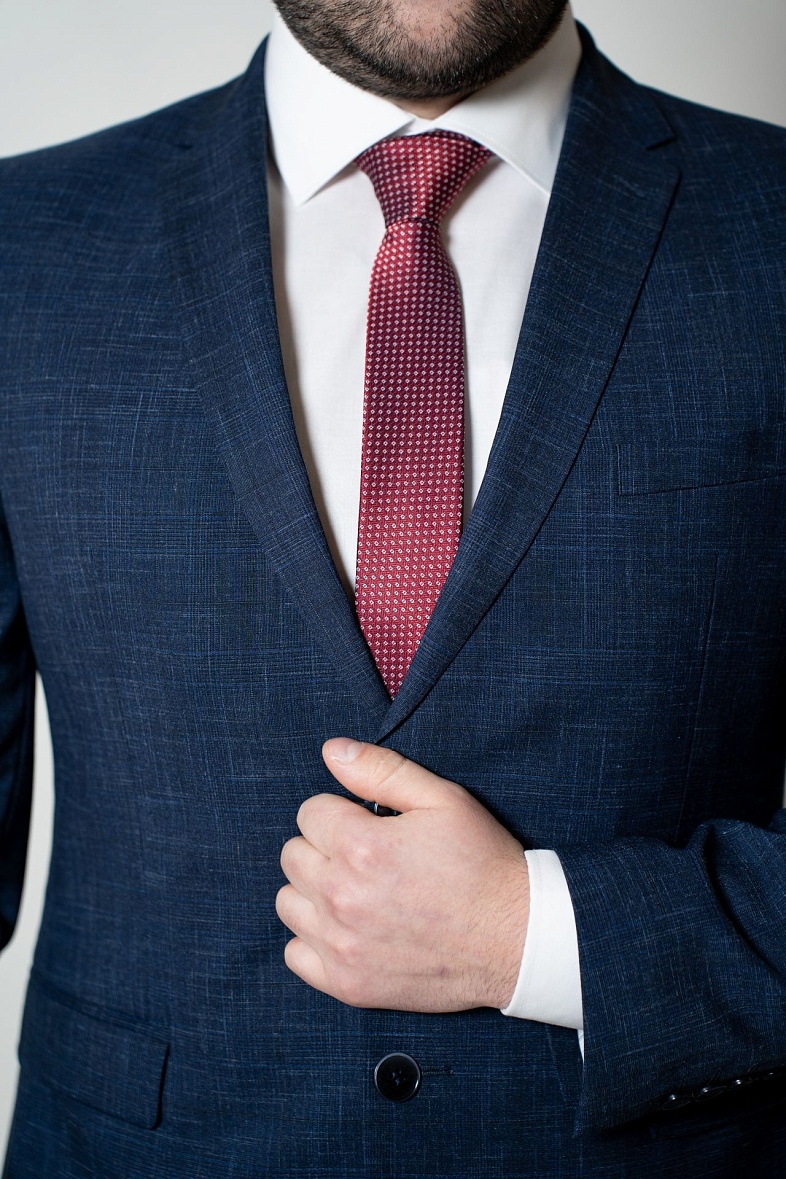 Галстук ANDREW WHITE-CLASSIK ANDREW WHITE 100%микрофайбр