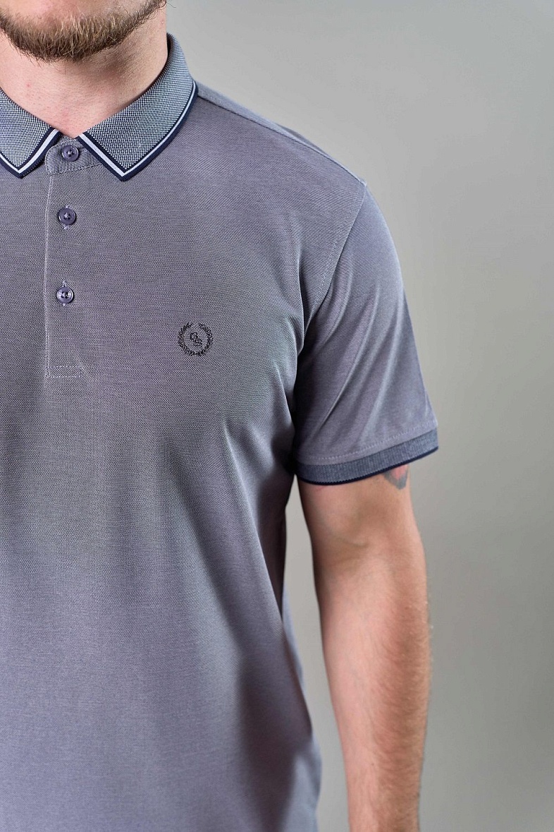 Джемпер-поло GROSTYLE knit цвет синий GROSTYLE 034810