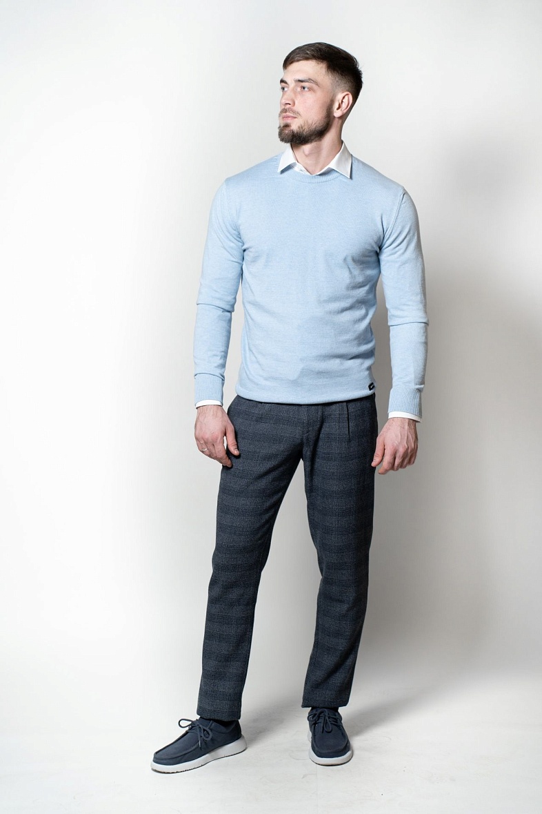 Брюки мужские чиносы, (повседневные брюки) синий Luxor 101.222132-003