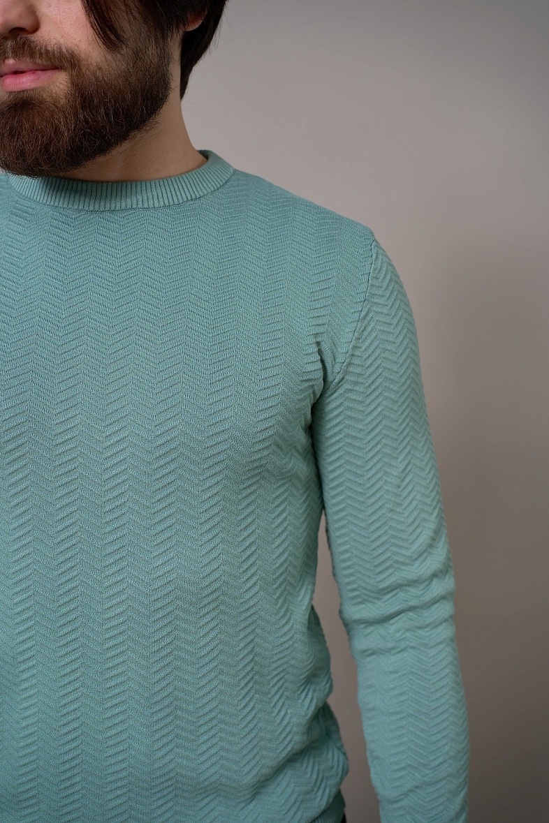 Джемпер цвет зелёный SMART MEN 11508.0076