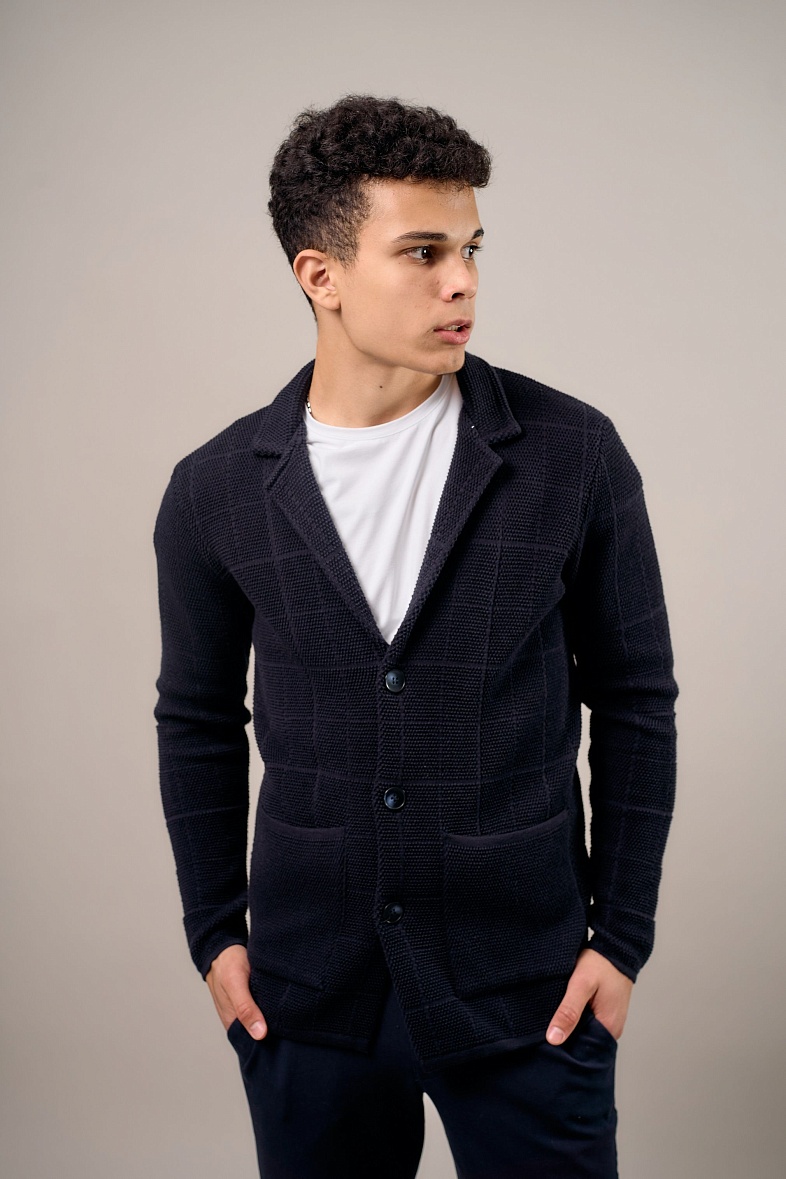 Кардиган мужской цвет синий MCR 11225.0009