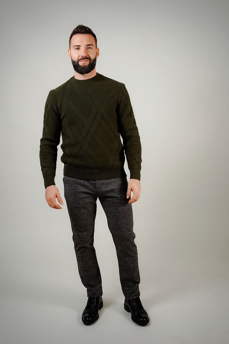 Брюки мужские чиносы, (повседневные брюки) серый, красный, зеленый Luxor 805-2094.G957.Y001.L.C0501