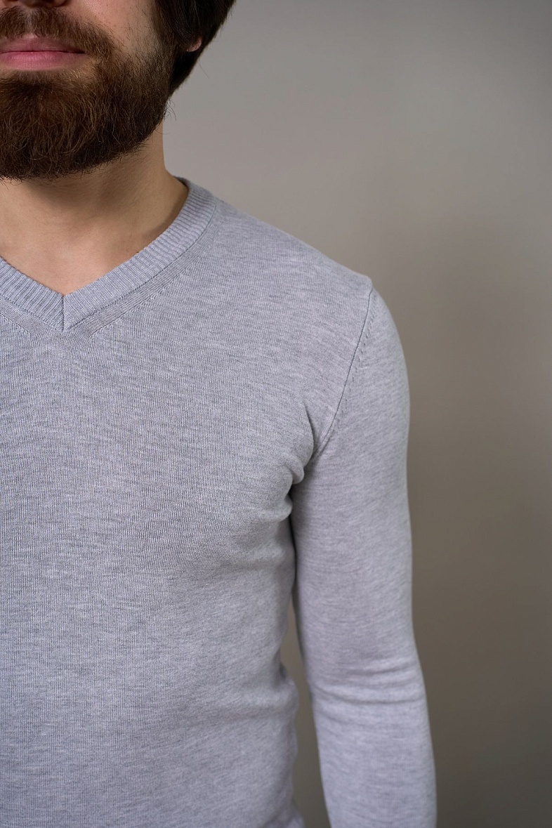 Джемпер мужской цвет серый SMART MEN 11356.0015