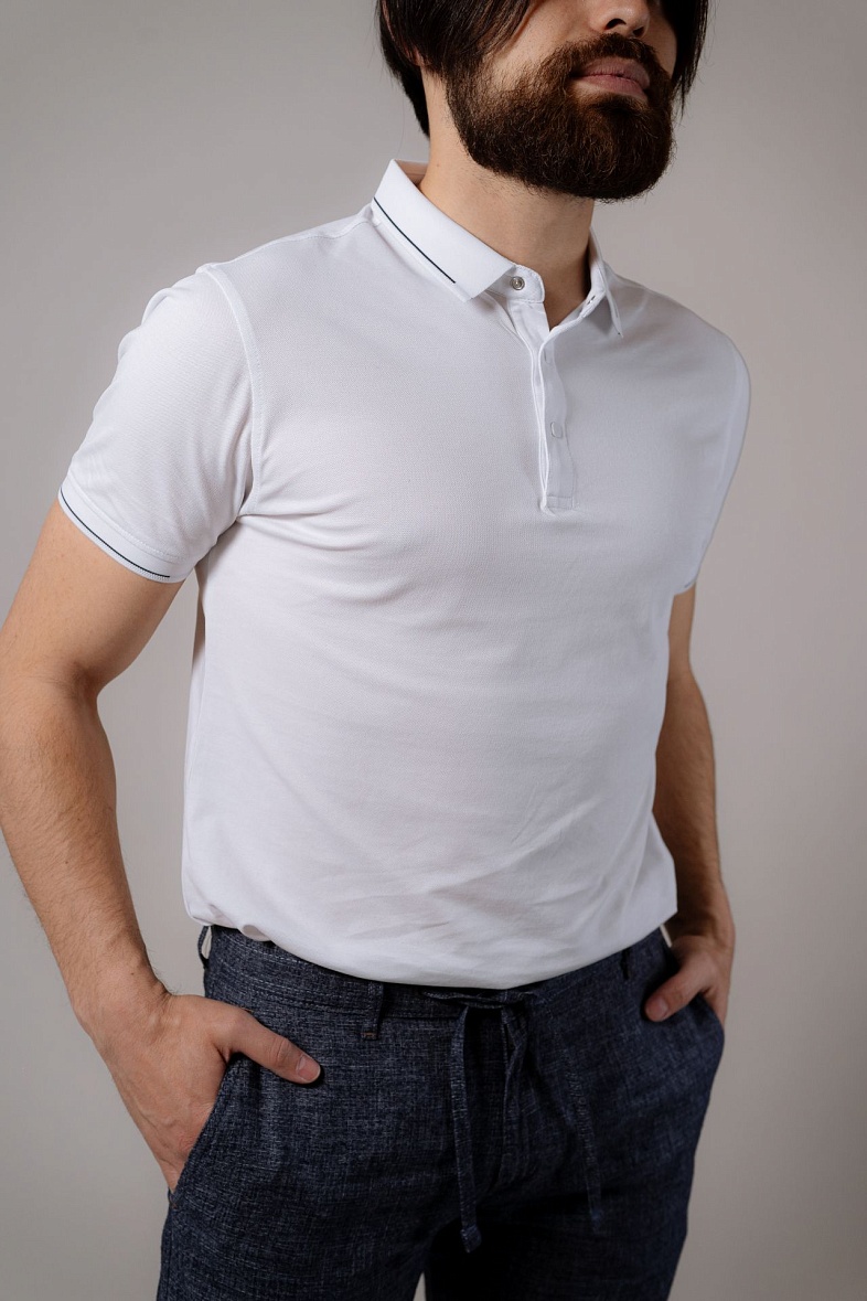 Джемпер-поло GROSTYLE knit цвет белый GROSTYLE  034994