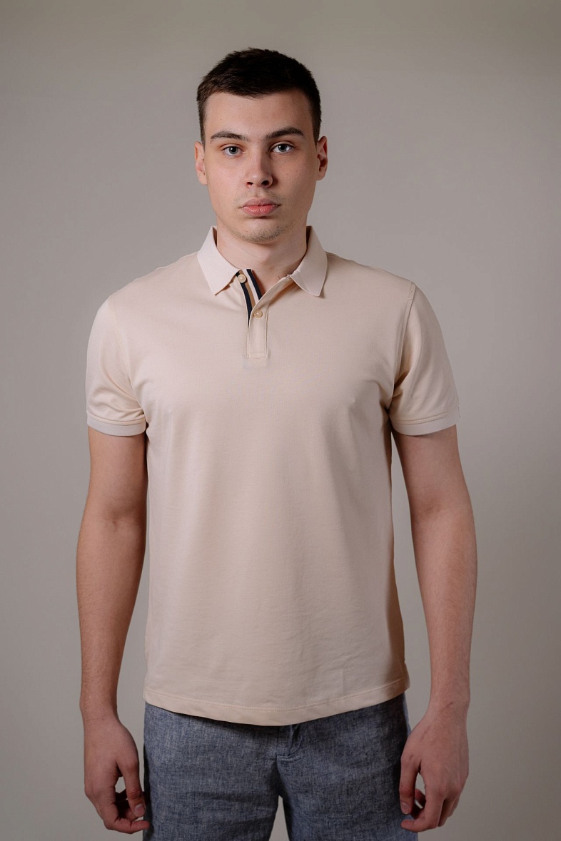 Джемпер-поло GROSTYLE цвет бежевый GROSTYLE 035225