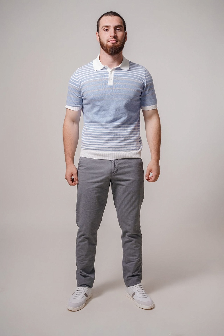 Поло мужское цвет белый no brand 33152-40