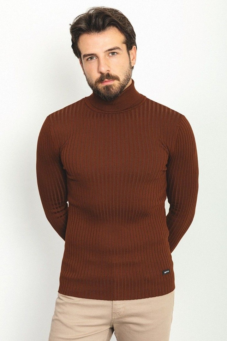 Водолазка мужская цвет оранжевый MCR 11418.0030 tile