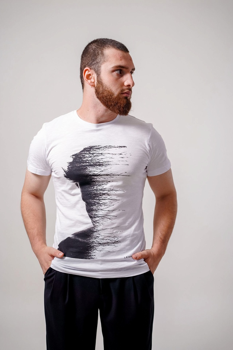 Трикотаж Футболка цвет белый LEXMER NT-FPT-2907