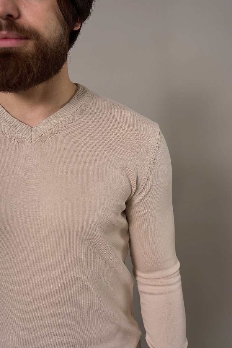 Джемпер мужской цвет бежевый SMART MEN 11356.0034