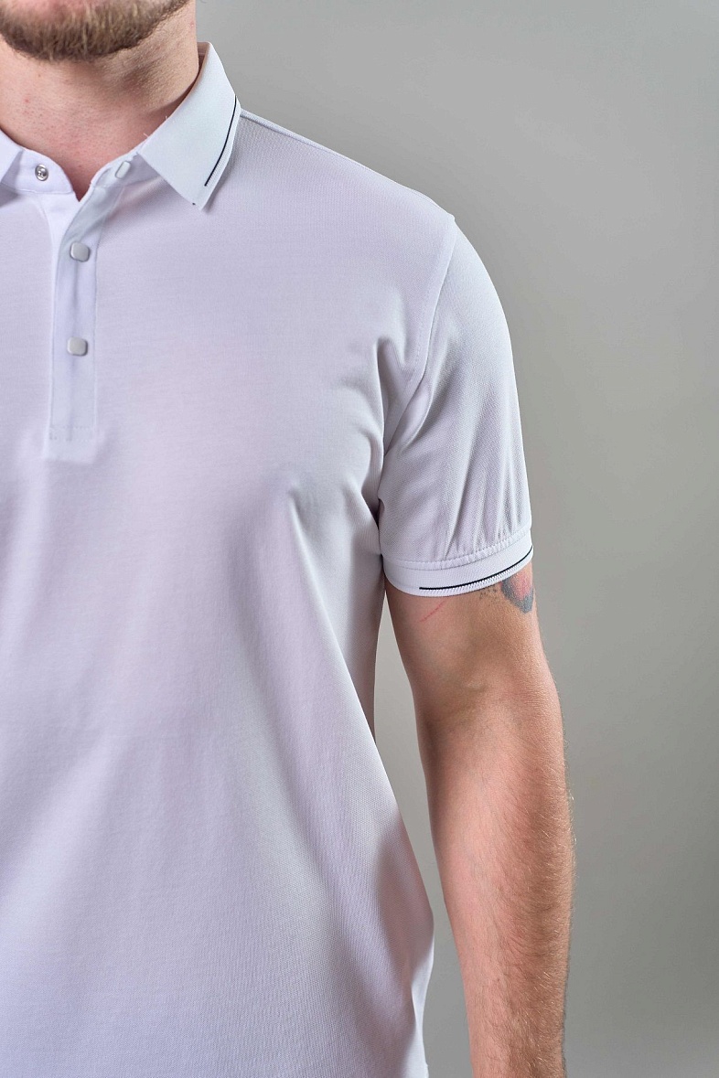 Джемпер-поло GROSTYLE knit цвет белый GROSTYLE 034994