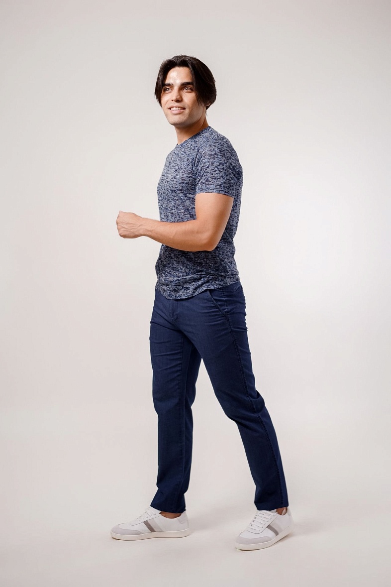 Брюки мужские  синий CLAUDE 795 Поло